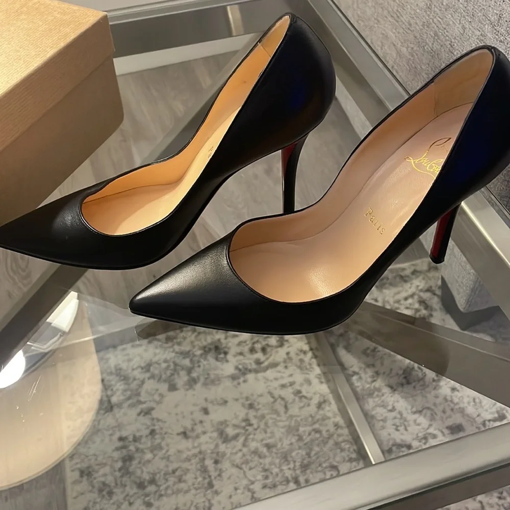 Christian Louboutin apostrophy pump 100 Nappa size 37 - Picture 4 of 4